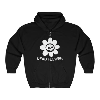 Dead Flower Zipper Hoodie