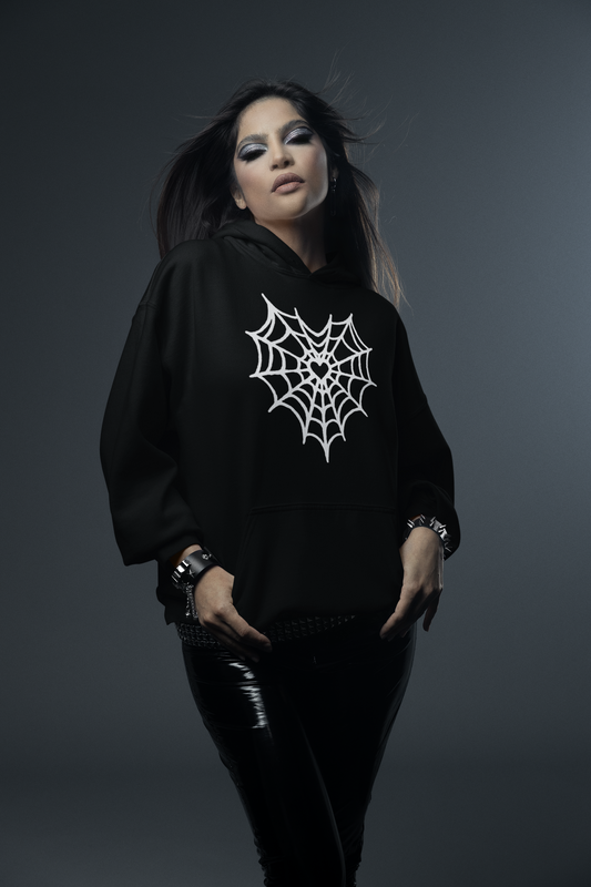 Web Heart Hoodie